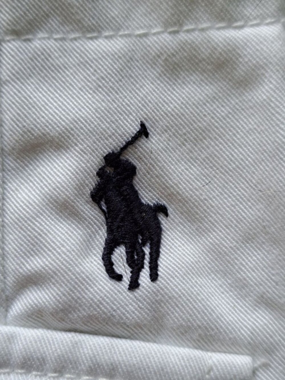 Polo Ralph Lauren Size 40 White Relaxed Fit Cargo Shorts Cotton Pony Logo Beach - Picture 14 of 15